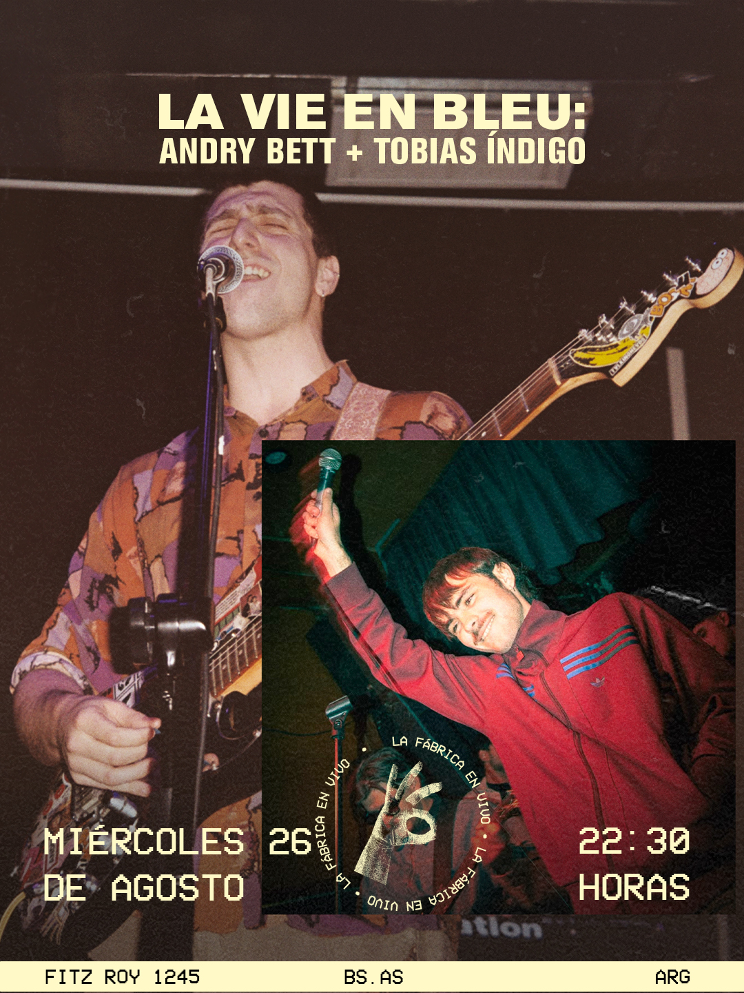 LA VIE EN BLUE: ANDRY BETT+ TOBIAS ÍNDIGO