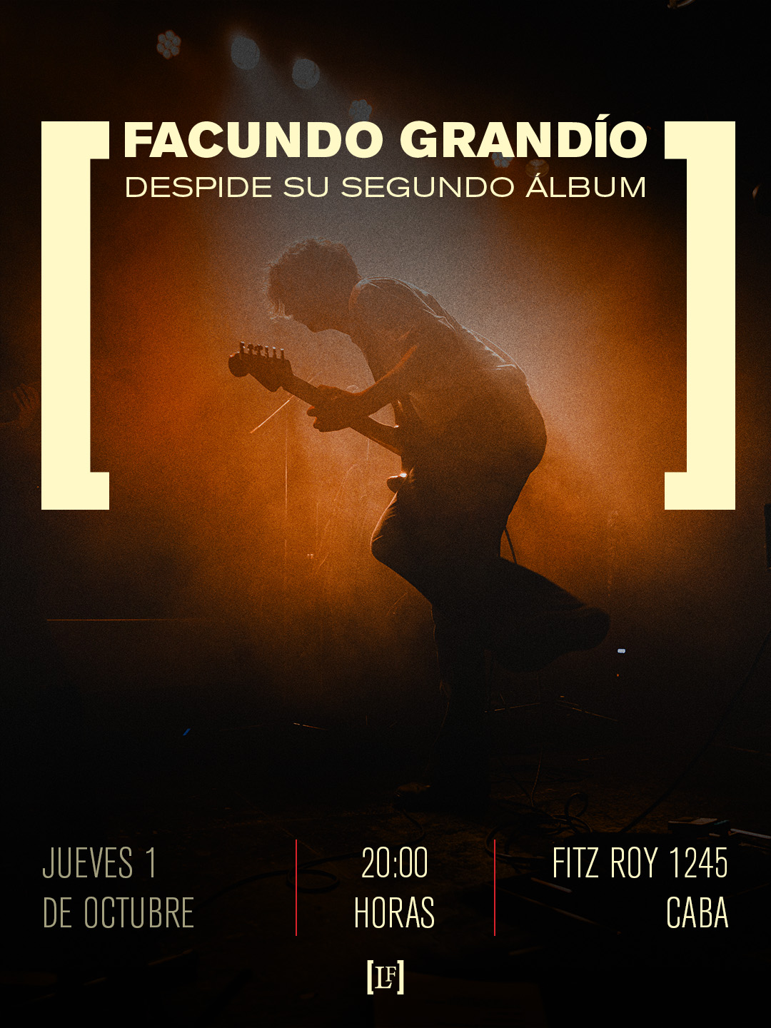FACUNDO GRANDÍO DESPIDE SU SEGUNDO ÁLBUM